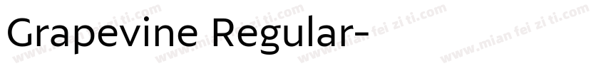 Grapevine Regular字体转换